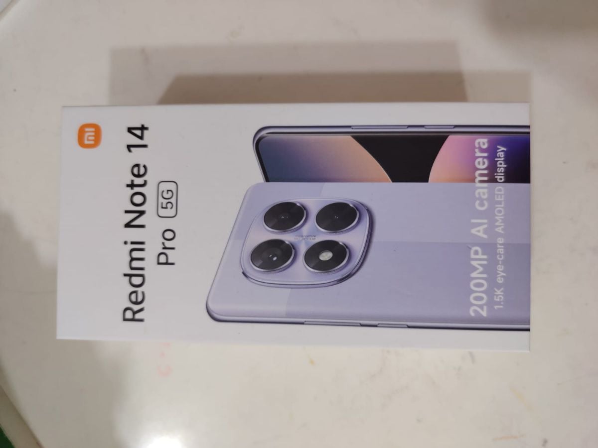 Note 14 Pro 5G, Very Fast120HTZ Response, Curved AMOLED display , Complete box - Image 1