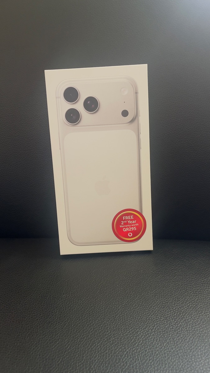 IPhone 17pro Max512gb Sliver( Arabic version )color for sale . Anyone interested please contact through WhatsApp 66437818 - Image 2