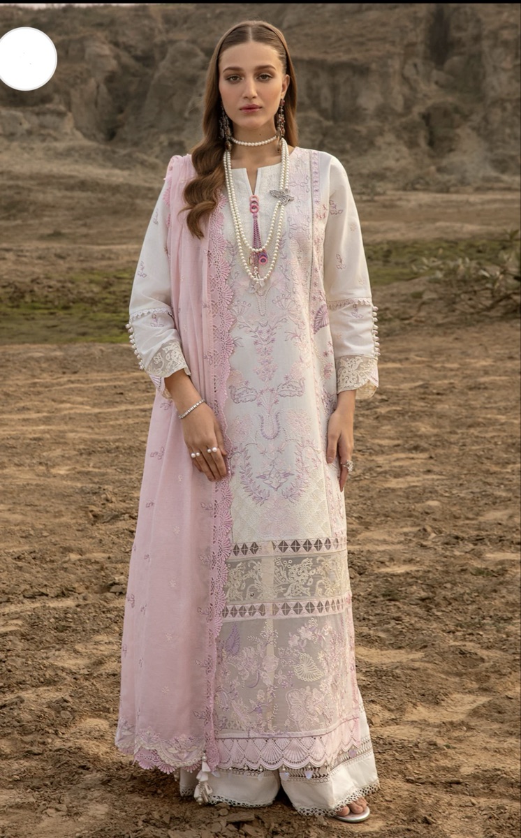 Ready to wear Embroidered lawn - Image 11