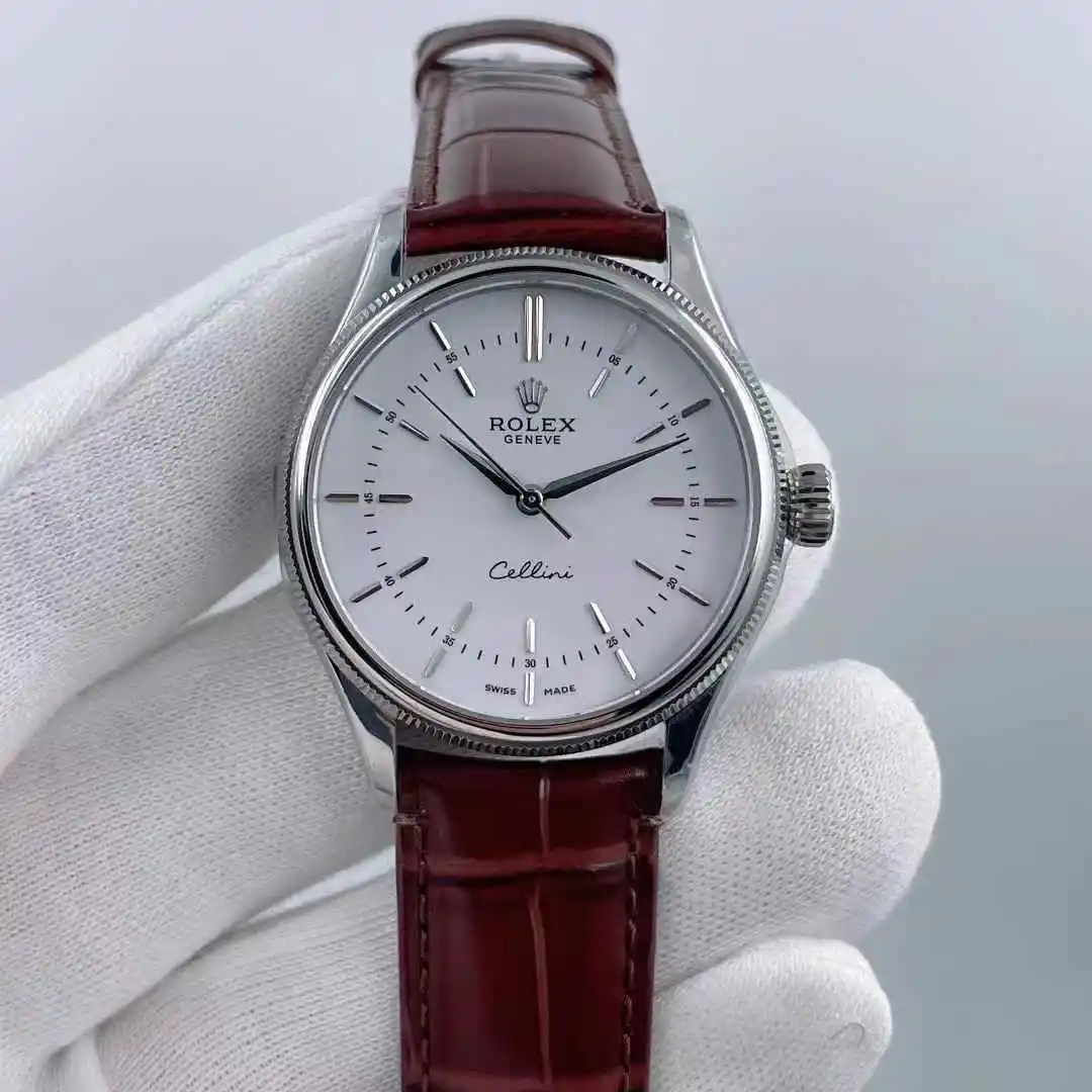 U1 Rolex Cellini 2025 NEW (brown leather) - Image 1