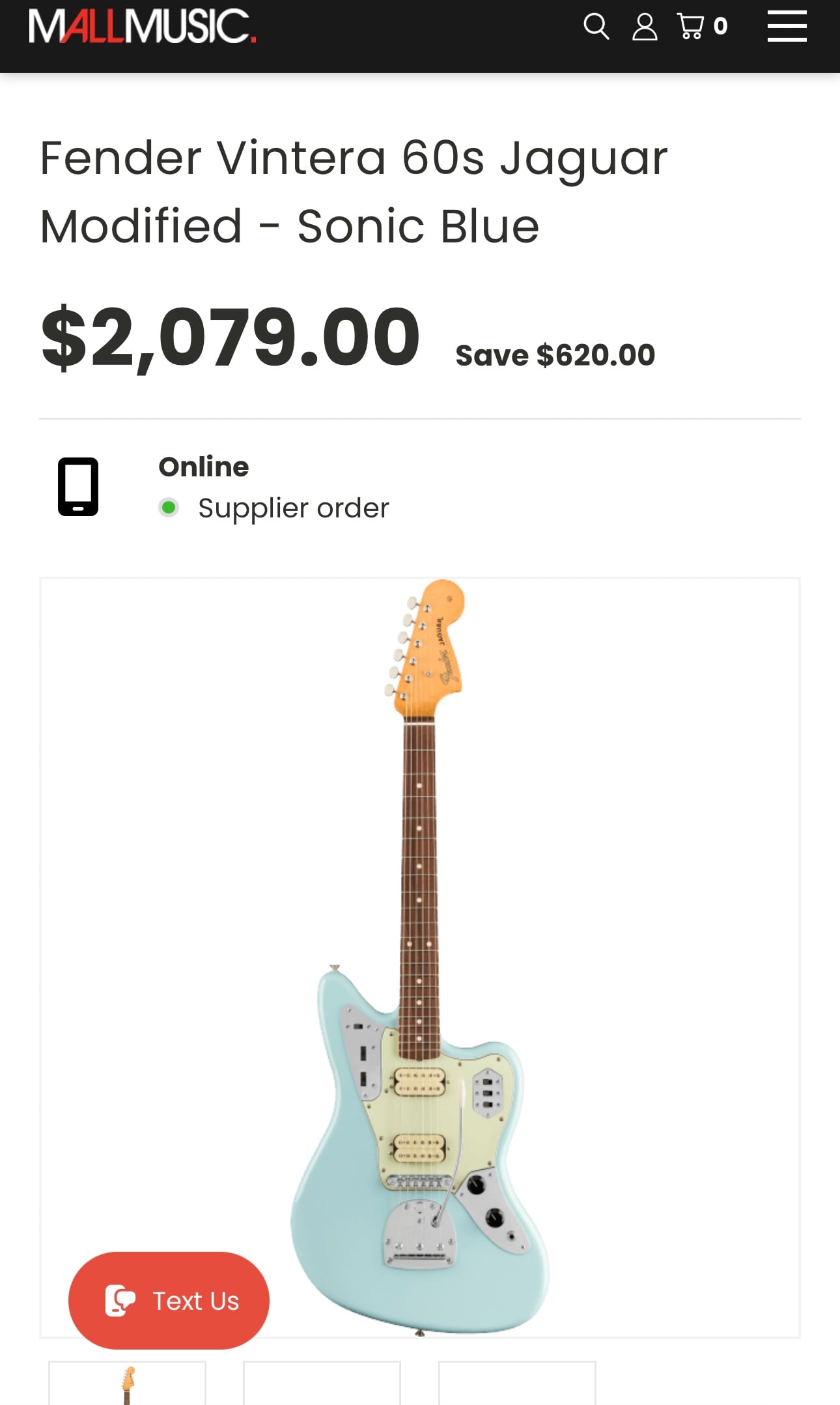 Fender Jaguar Vintera 60s Electric guitar - Image 7