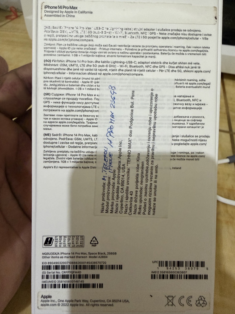 Iphone 14 promax 256gb black - Image 6