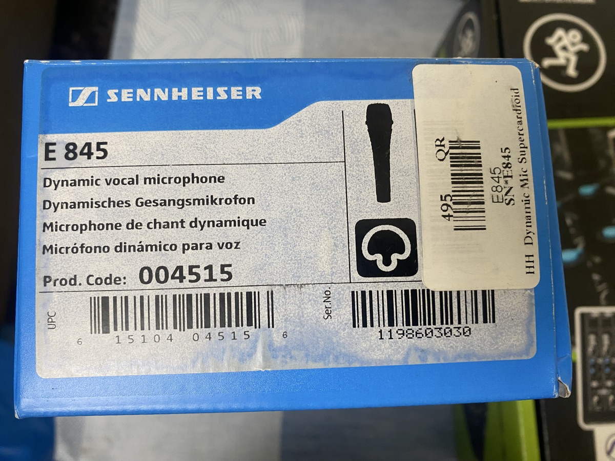 Sennheiser mic, mic stand , pop filter , mic cable - Image 2