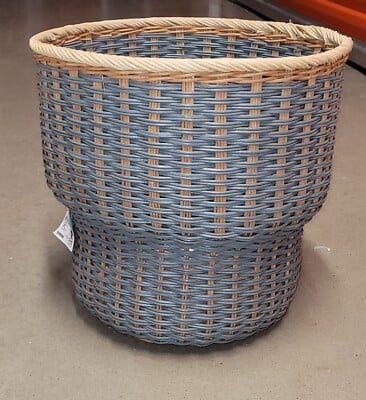 Bamboo fake plant with pot - Image 2