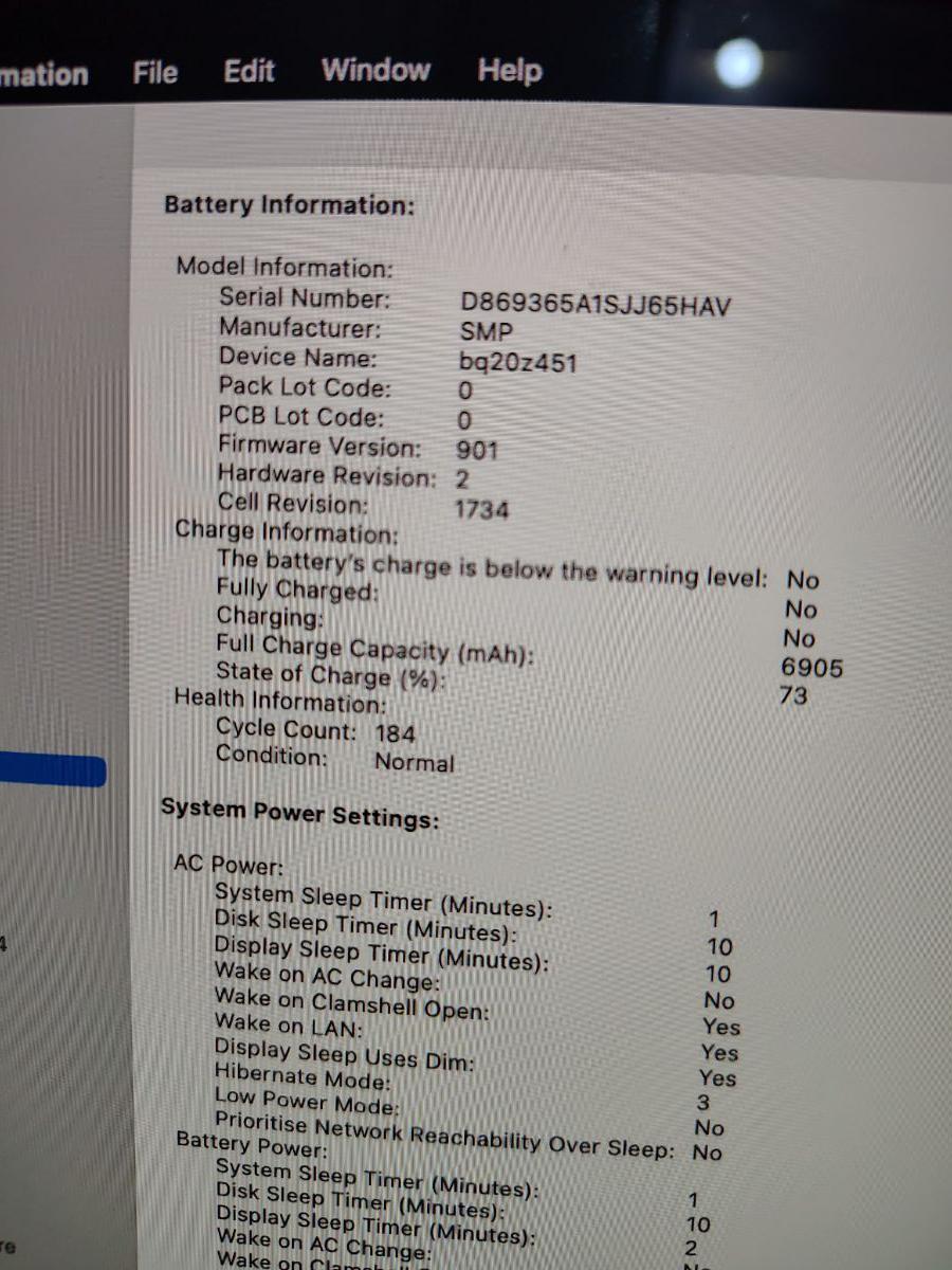 MacBook pro 15.4" i9 32gb ram 512gb ssd  4g graphics card 2019 model clean and perfect condition - Image 3
