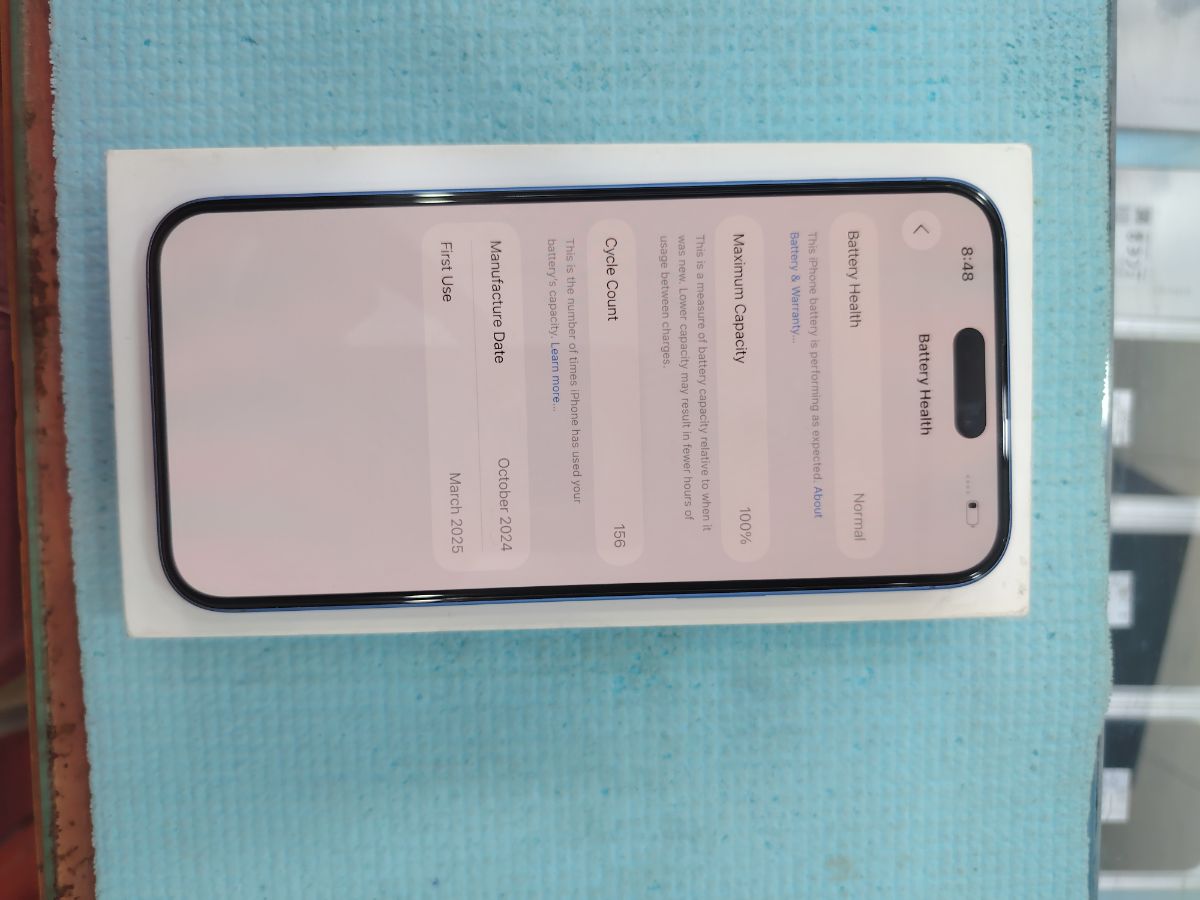 I phone 16 plus 128gb ultramarine color - Image 11