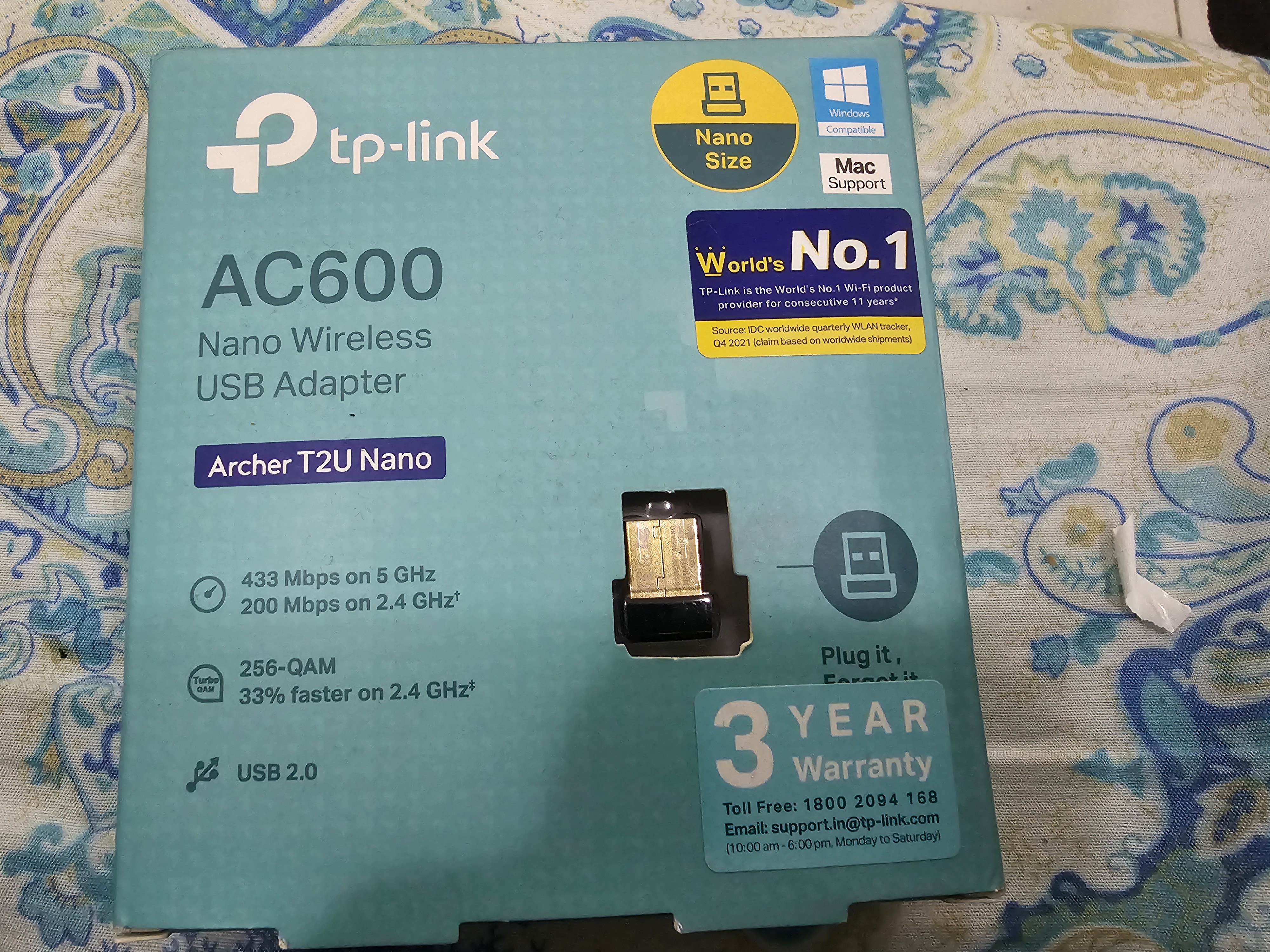 TP_Link AC600 Nano Wireless USB Adapter - Image 1