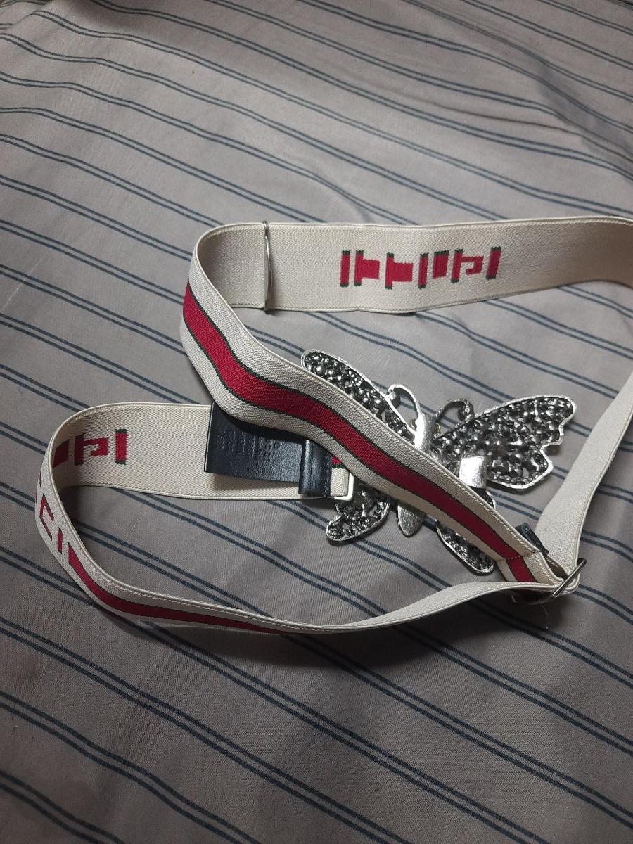 Gucci elastic buckle belt for women - Image 4