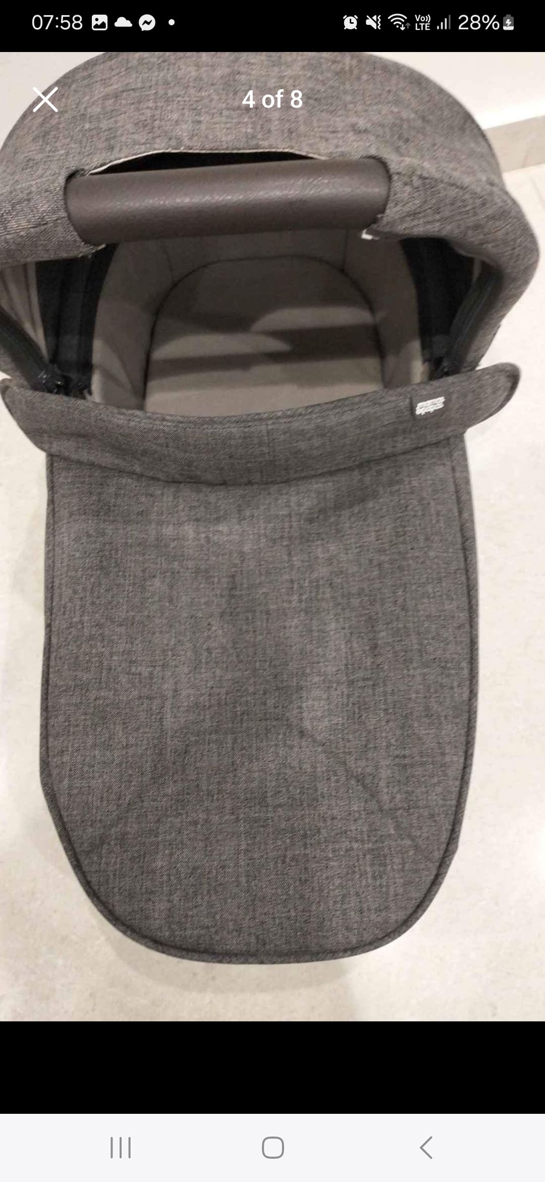Baby cot,new condition / bassinet/ carrier - Image 3