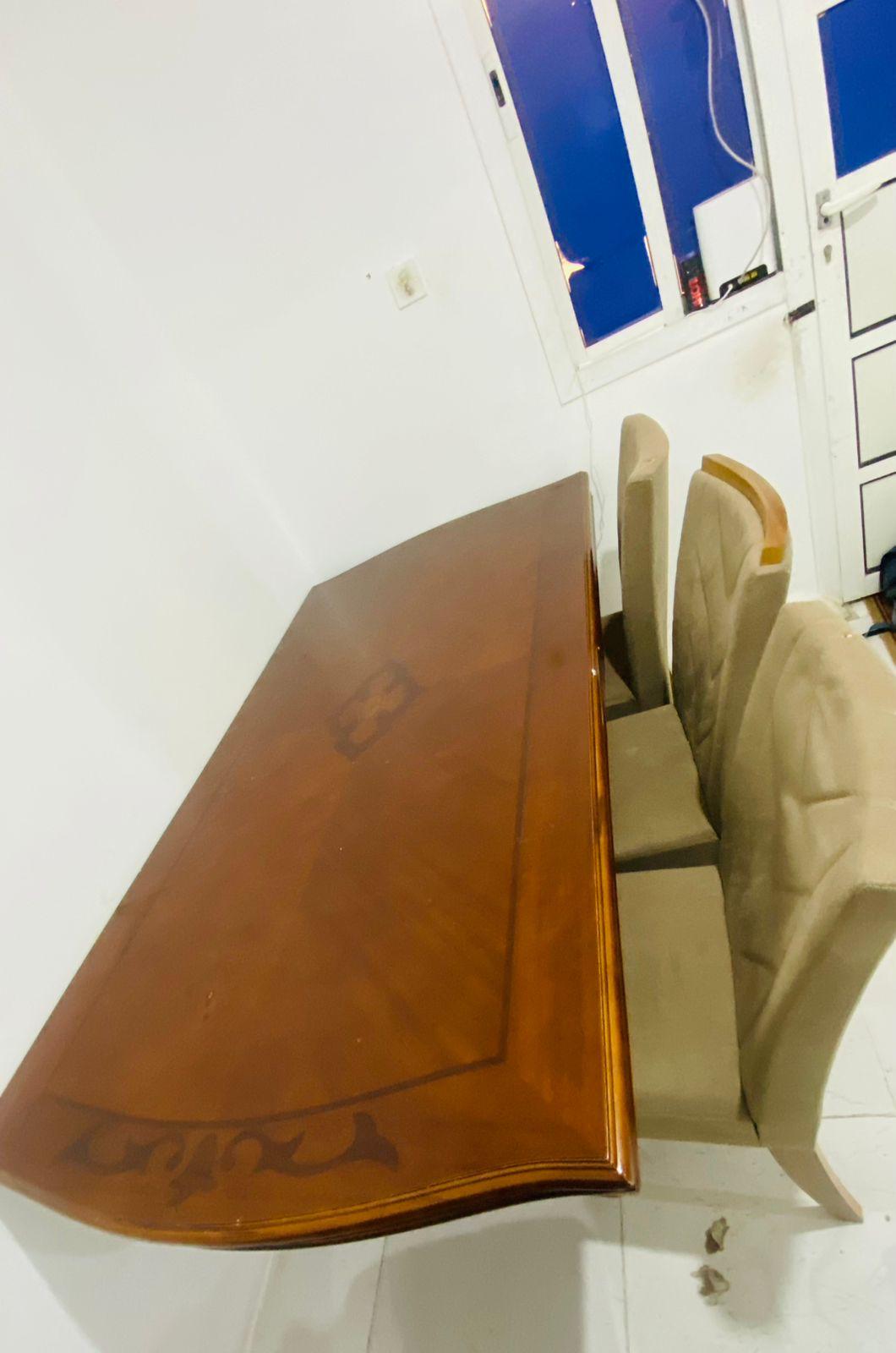 Good Condition Dining Table with 4 Chair - Image 2