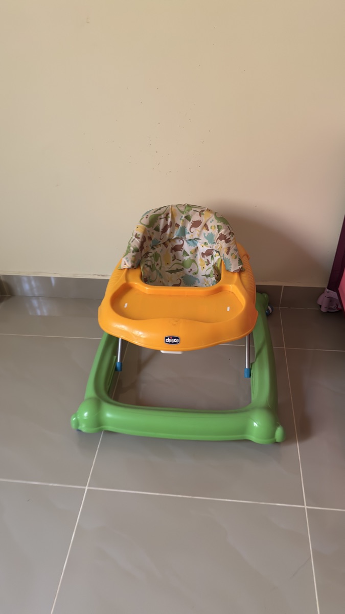3 items - Automatic Joie Serina Swivel Baby Swing, Baby Walker and Playpen - Image 10