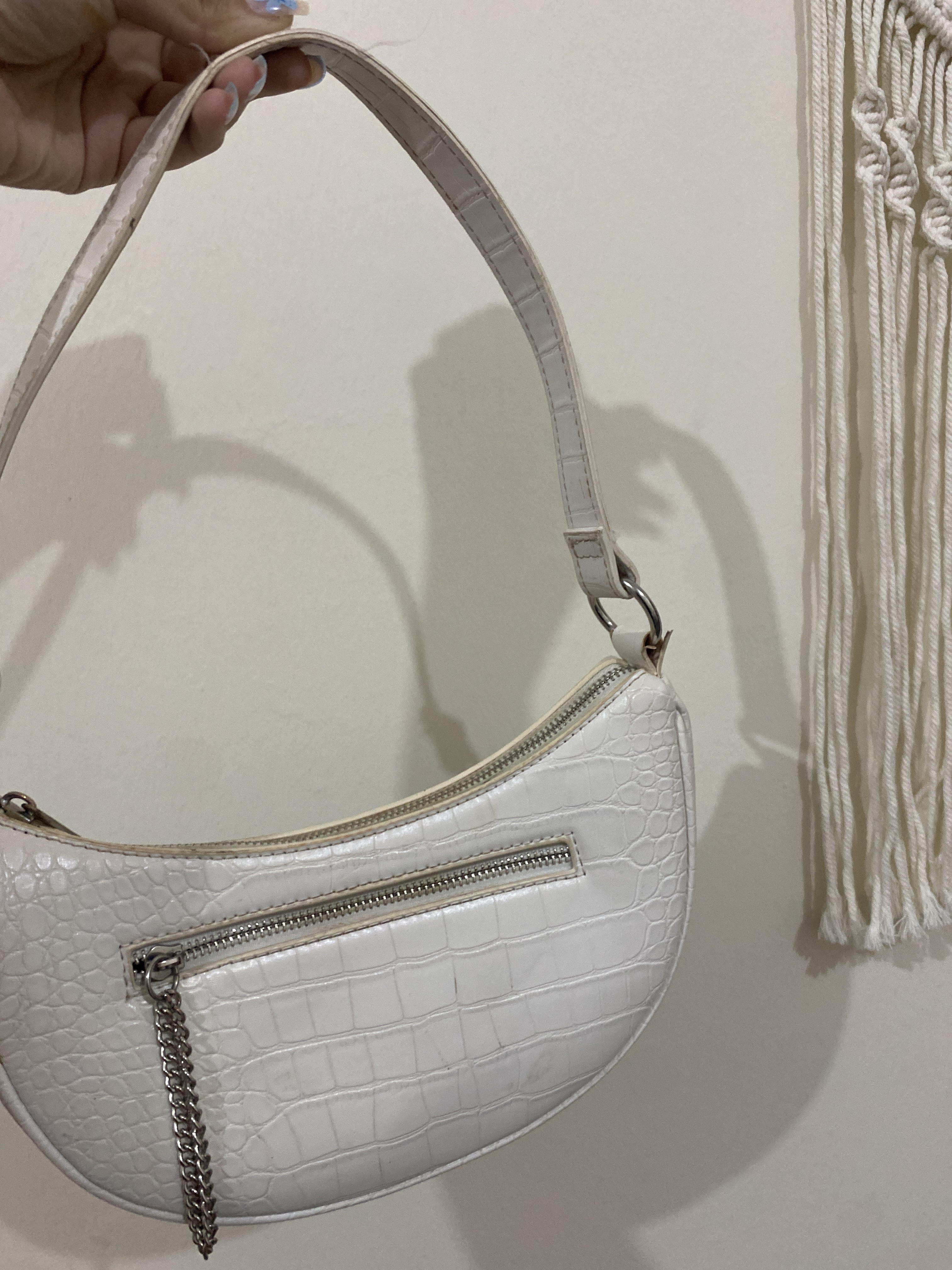 Pull & bear White Shoulder Purse - Image 2