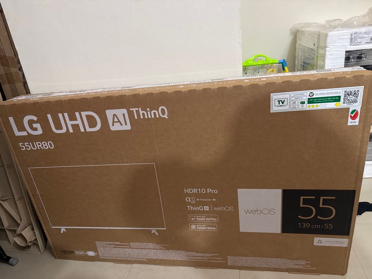 LG 55” 4k smart tv - Image 1