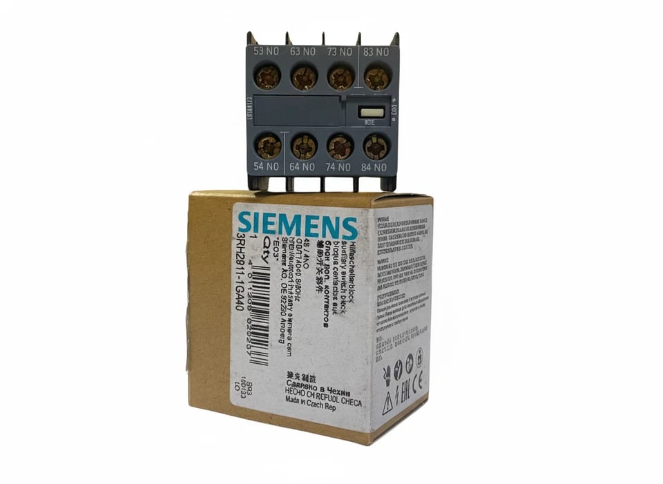 SIEMENS 3RH2911-1GA40 Auxiliary Switch Block 4NO - Image 3