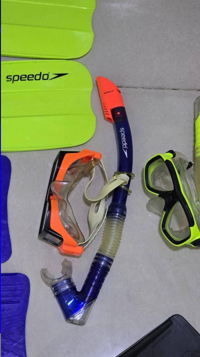 SPEEDO - Dual Lenses Mask, Snorkel and Fins Diving Set (SWIMMING & SCUBA) INCLUDING OTHER SCUBA SET AND FINS - Image 11
