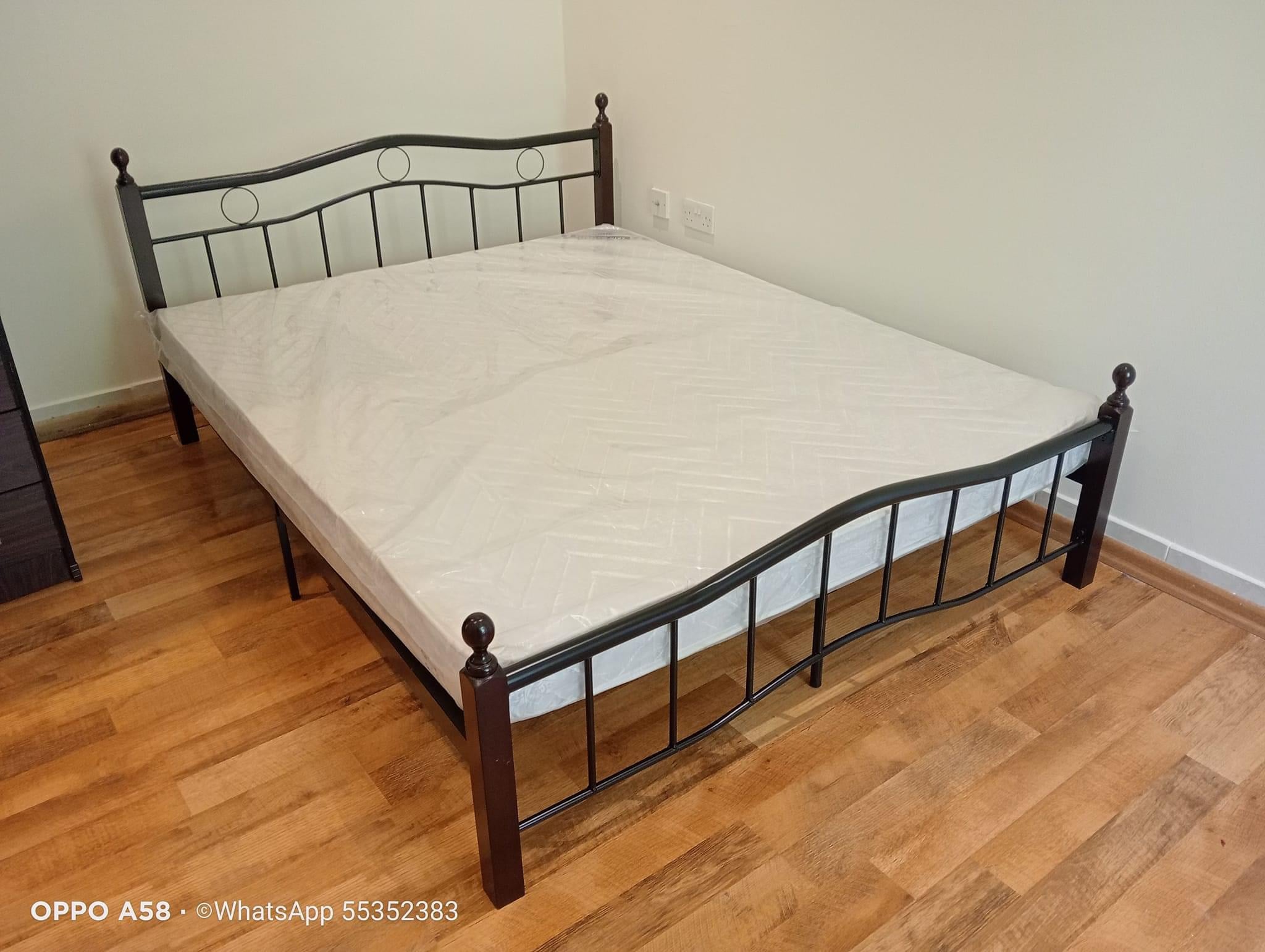 WOODEN STEEL BED FRAMES AT LOWEST PRICE -CONTACT FOR YOUR ORDERS-77850533 - Image 3