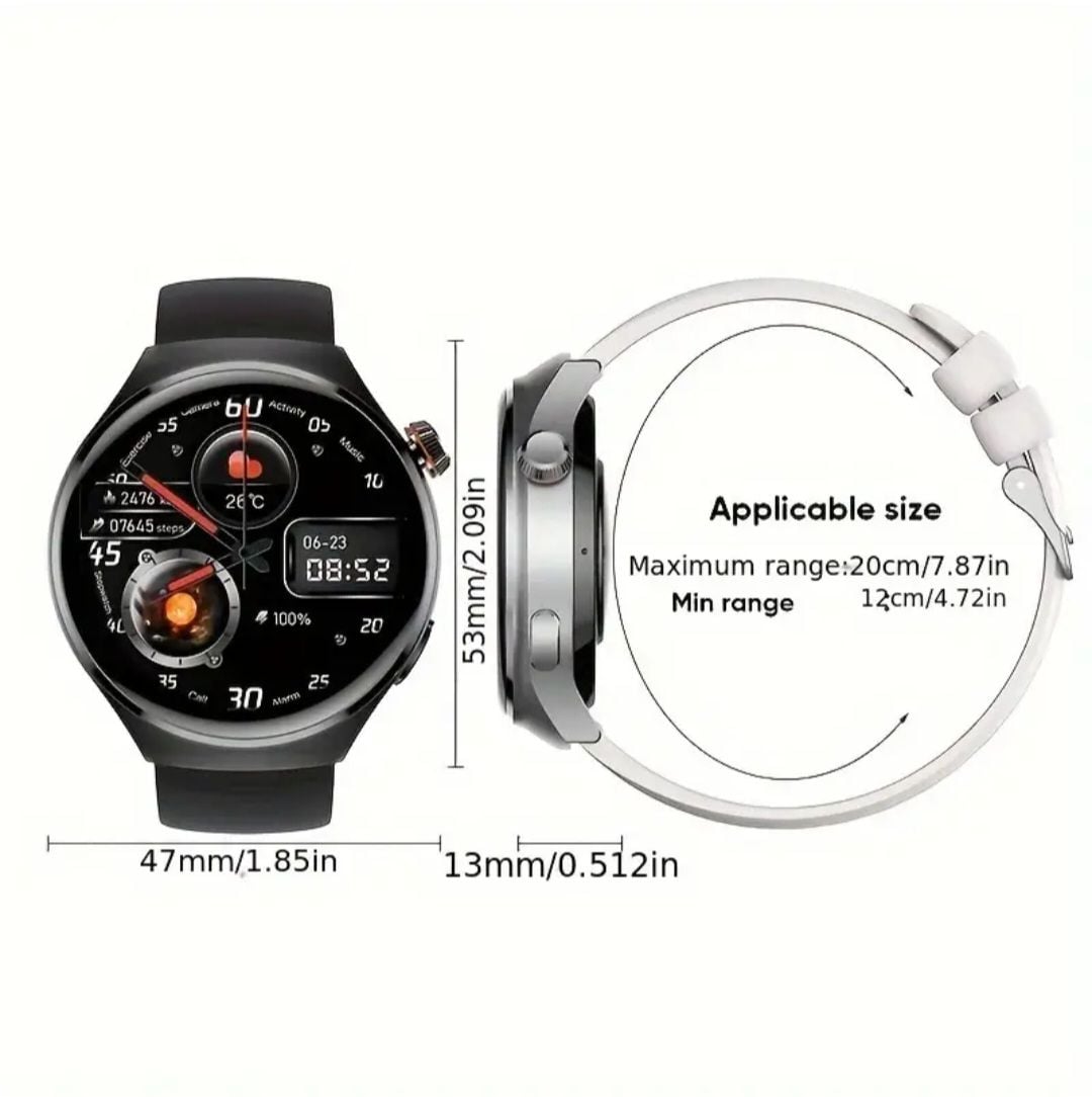 Mens smart watch AMOLED ip68 NFC wireless - Image 2