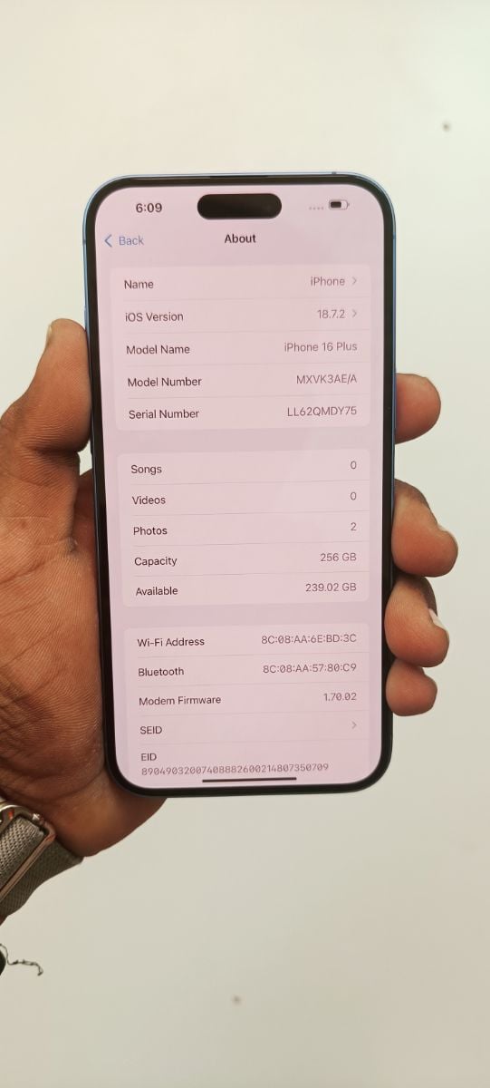 Iphone 16plus 256GB NEAT & CLEAN - Image 3
