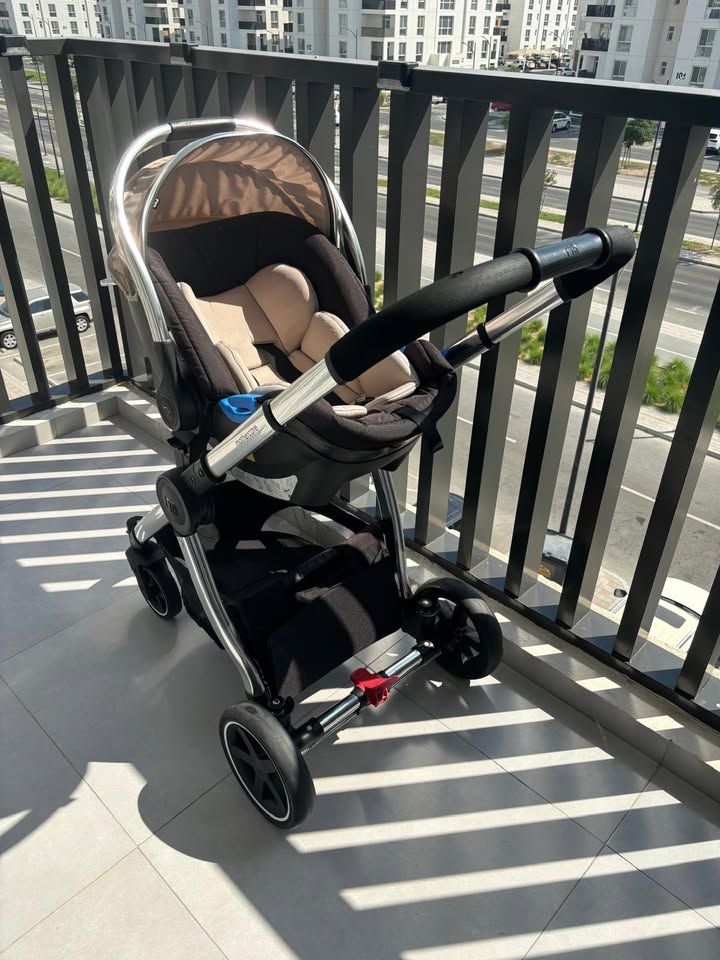 3 in 1 Stroller - Mothercare 4-Wheel Journey Travel System - car seat , stroller and bassinet - Image 3