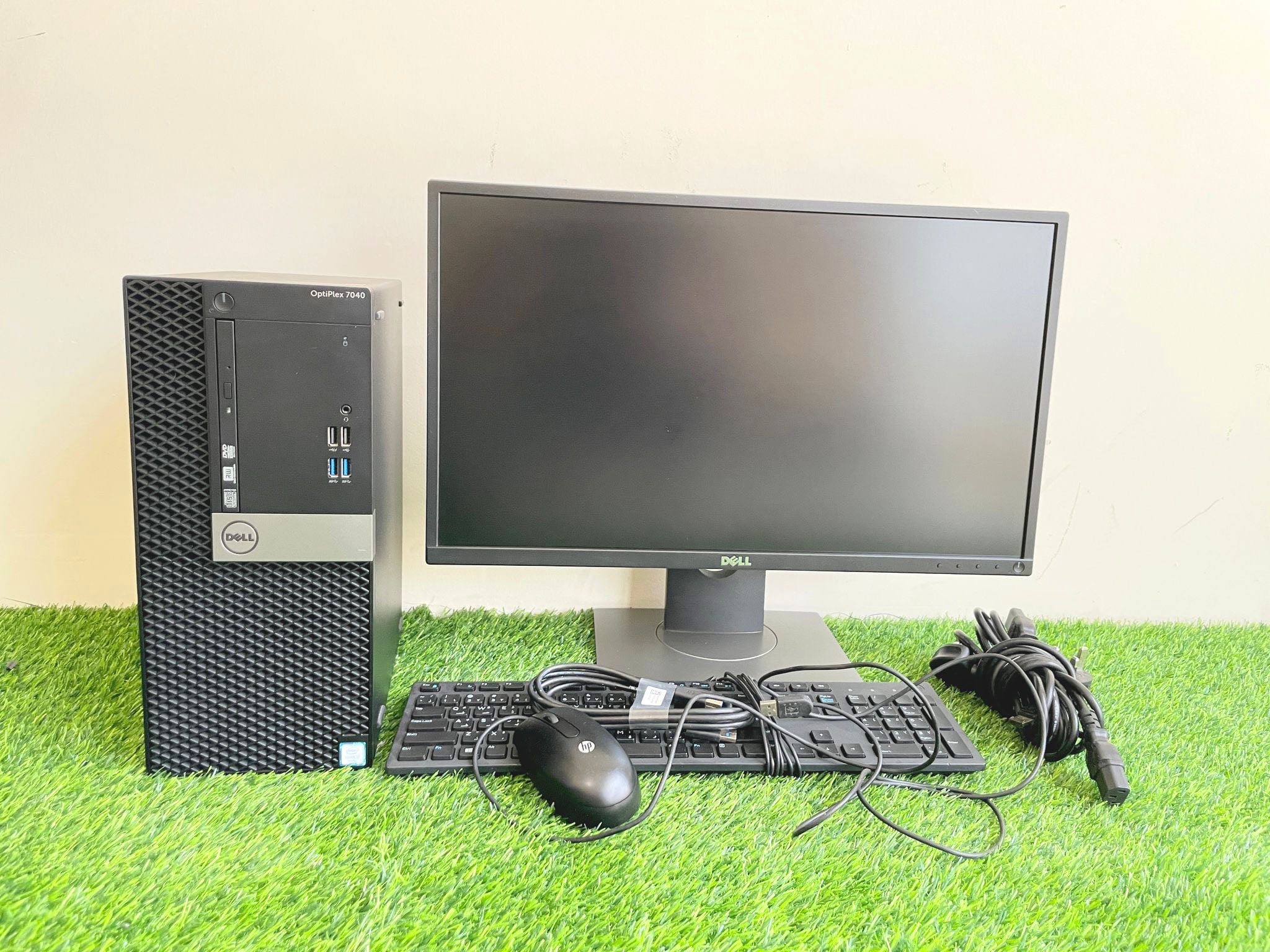 DELL OPT 7040-i7-6th Gen-8GB RAM-256GB SSD-500GB HDD-22"inch Monitor(33176355) - Image 1