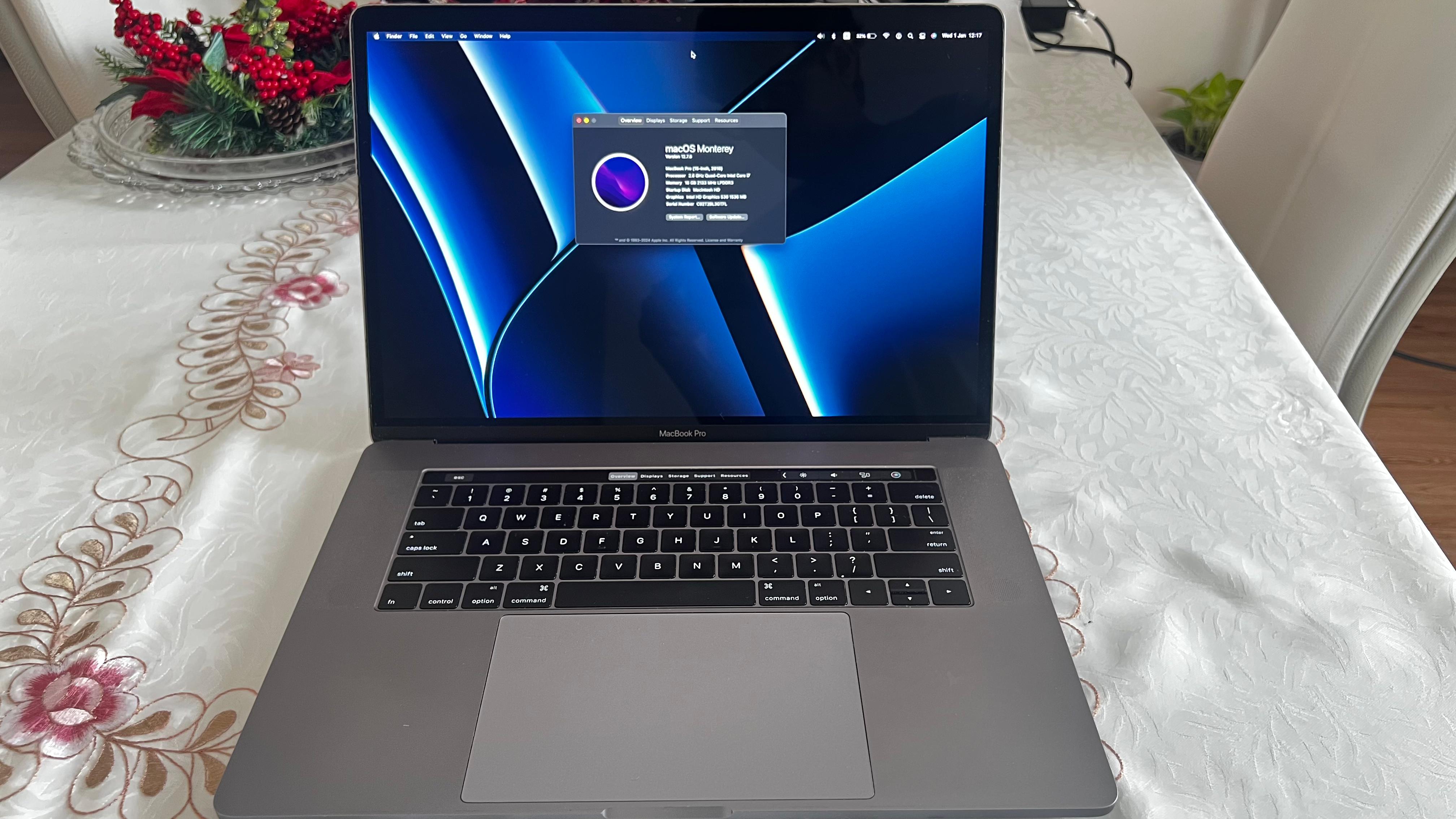 MacBook Pro w/Touch Bar Space Gray Laptop - Image 1
