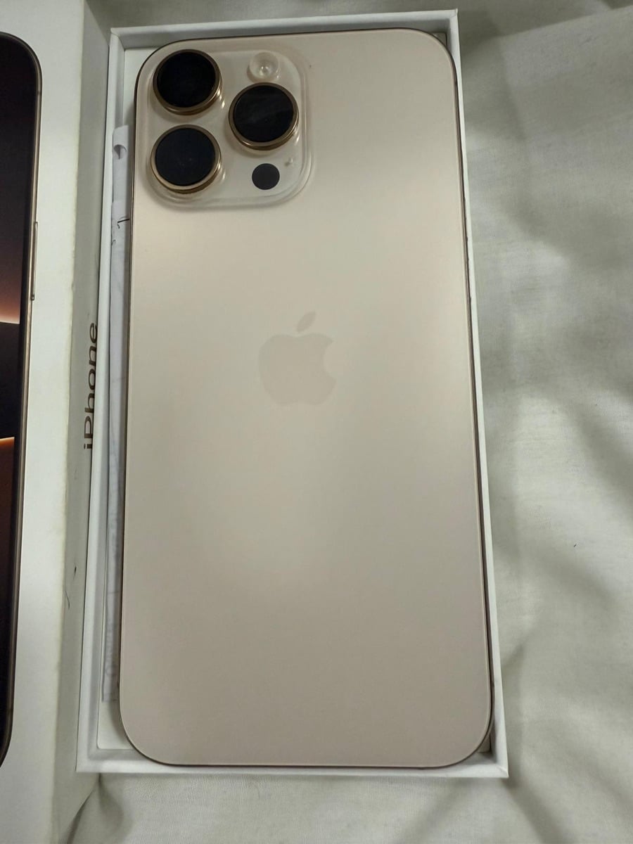 Apple iphone 16pro max dessert titanium - Image 1