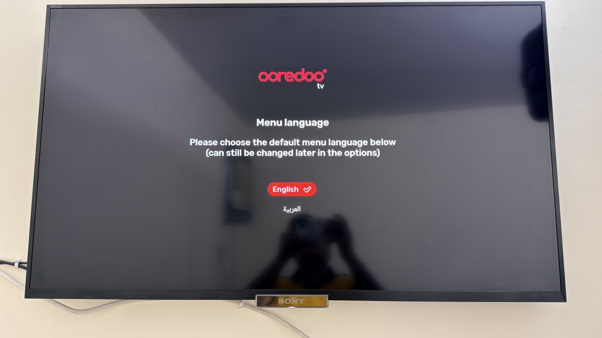 semi-smart" Sony Bravia TV with Ooredoo setup box. - Image 2