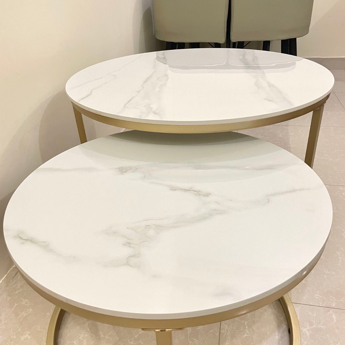 Coffee table, side table, marble table, furniture, sintered slate table - Image 2