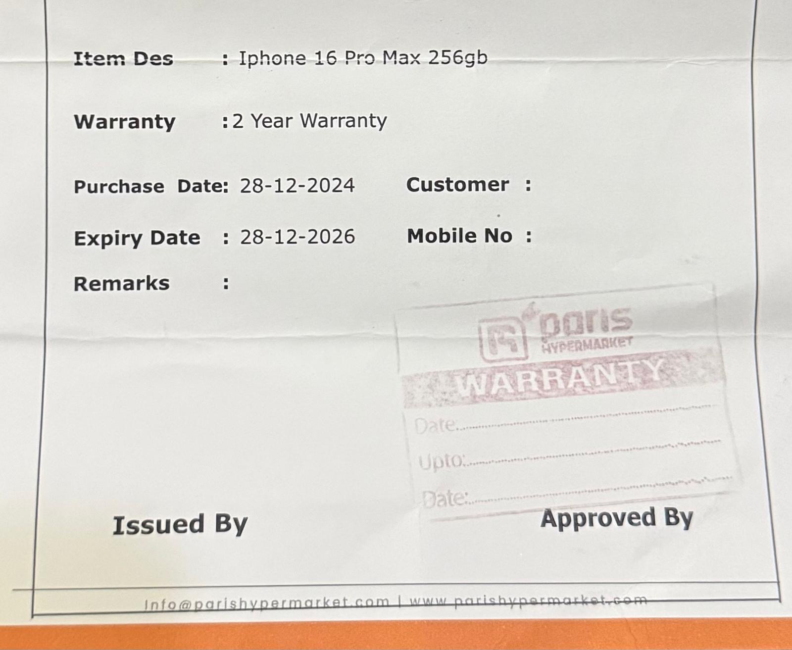 Hardly used IPHONE 16 Pro max 256GB - Image 3