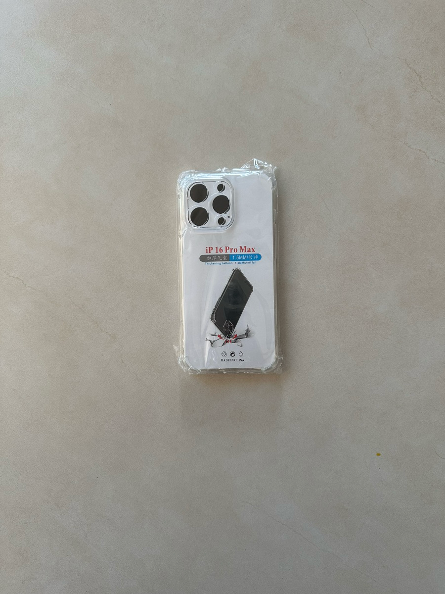 Cover - 16 pro max flexible cover - غطاء - غطاء مرن لجهاز 16 برو ماكس - Image 1