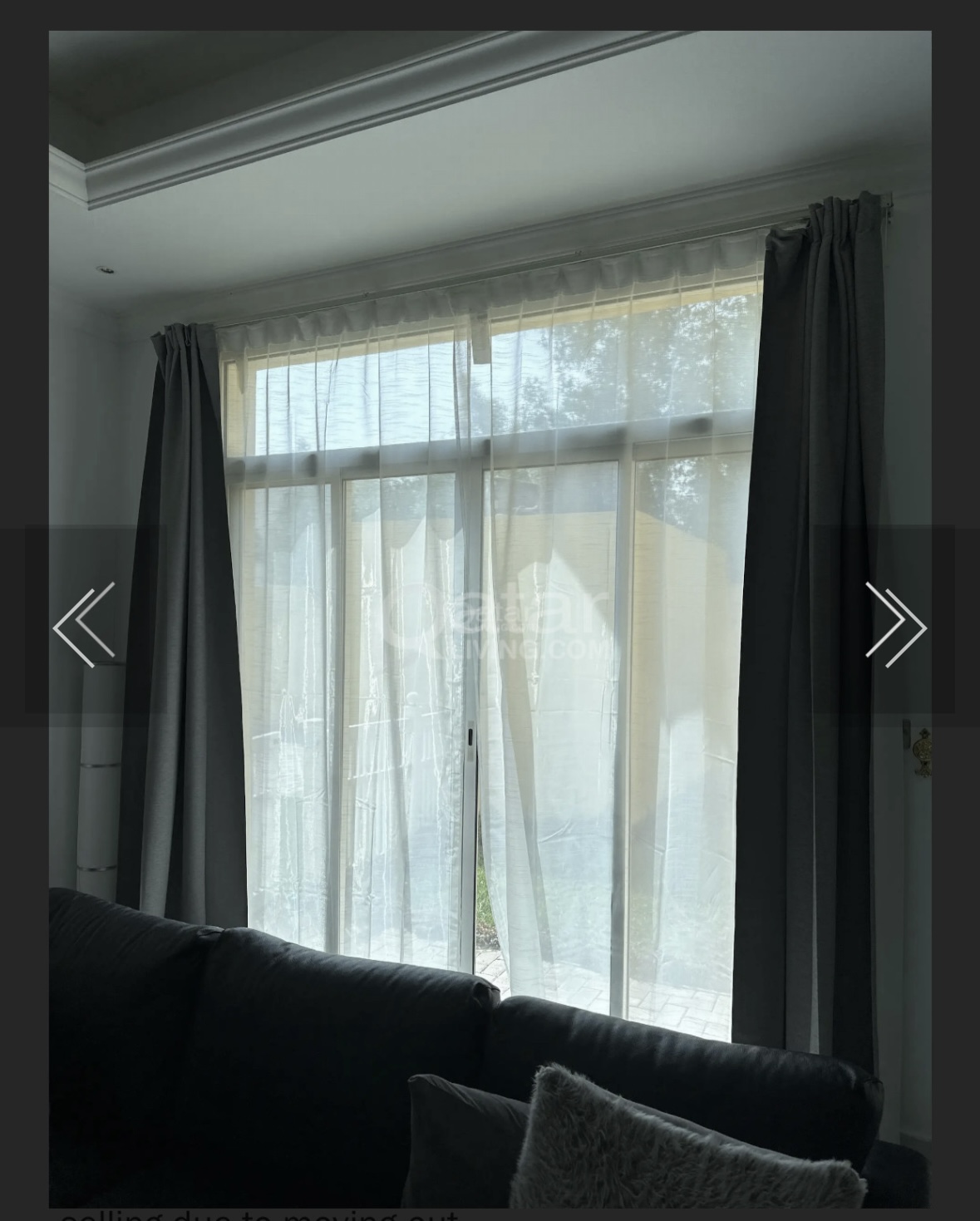 IKEA Grey Curtains - Image 2