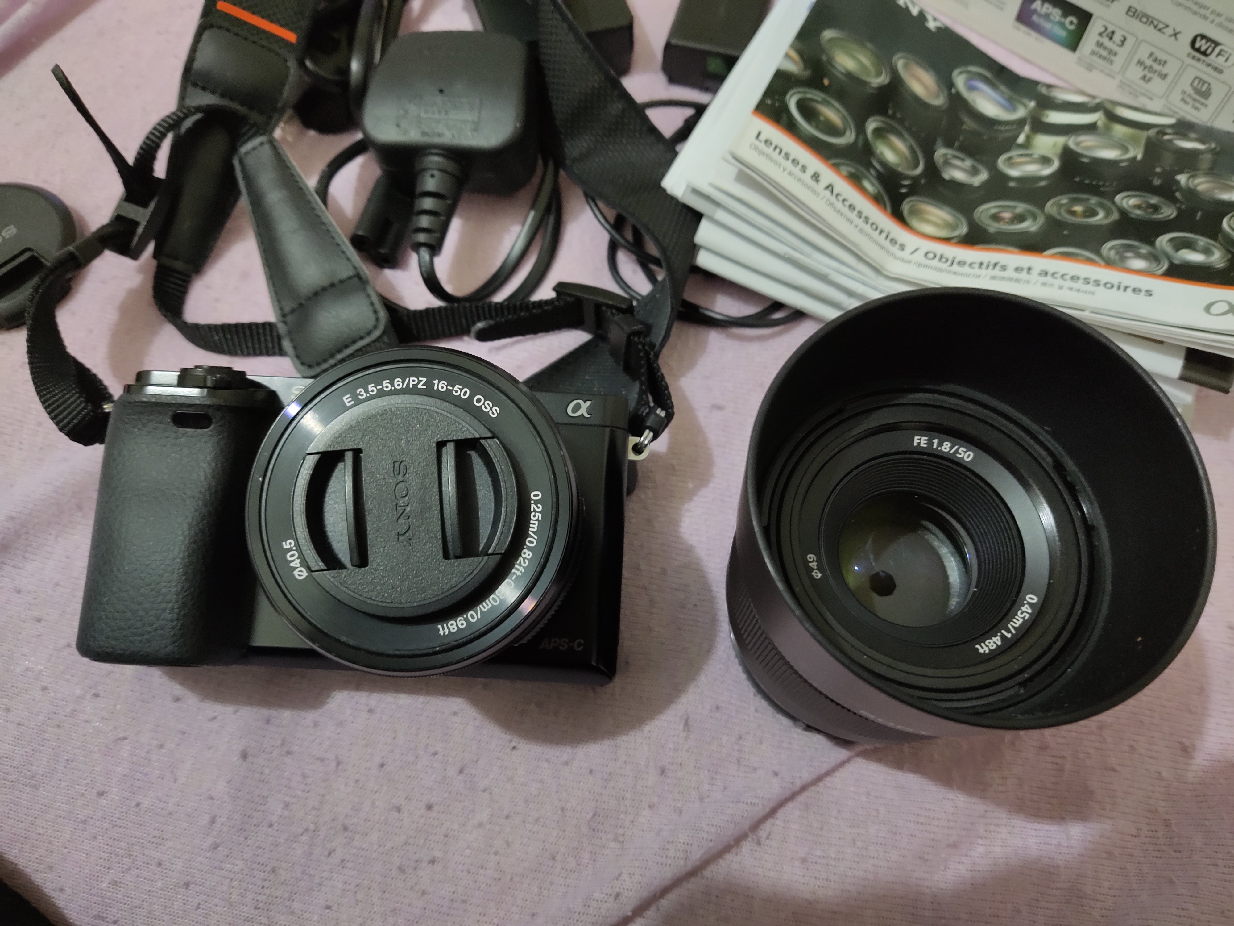 SONY ALPHA a6000 Mirrorless Digital Camera + SONY FE 1.8/50mm LENS - Image 3
