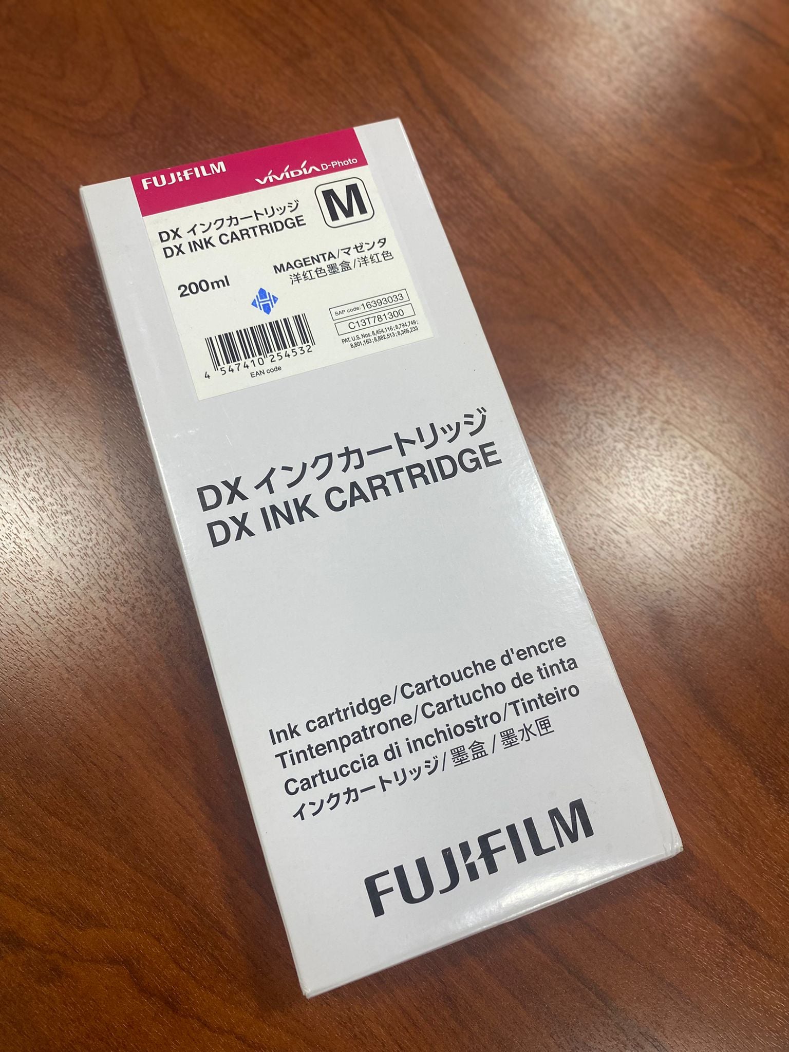 FUJIFILM DX Ink Cartridge (Magenta M) - 200ml - Brand New - Image 1