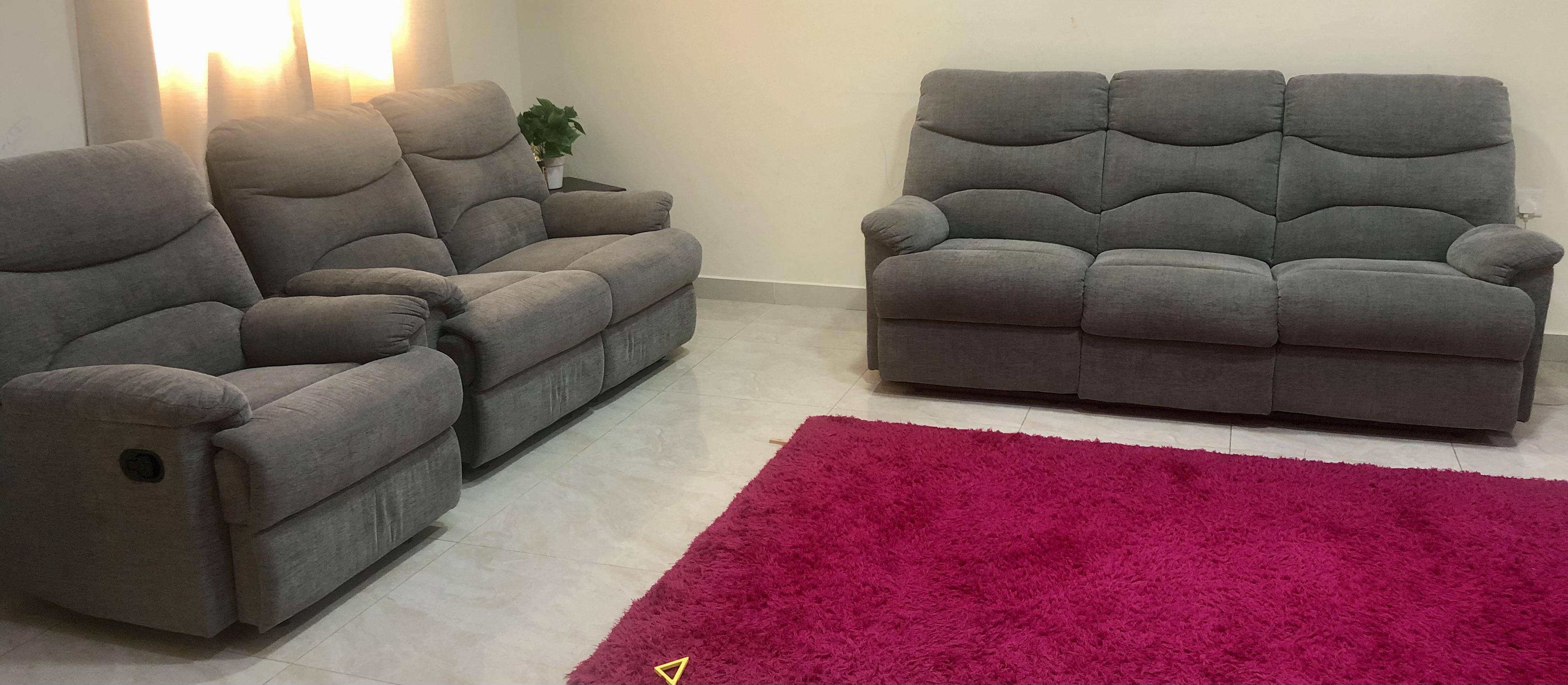 Recliner sofa set 3+2+1 (almost like new) - Image 1