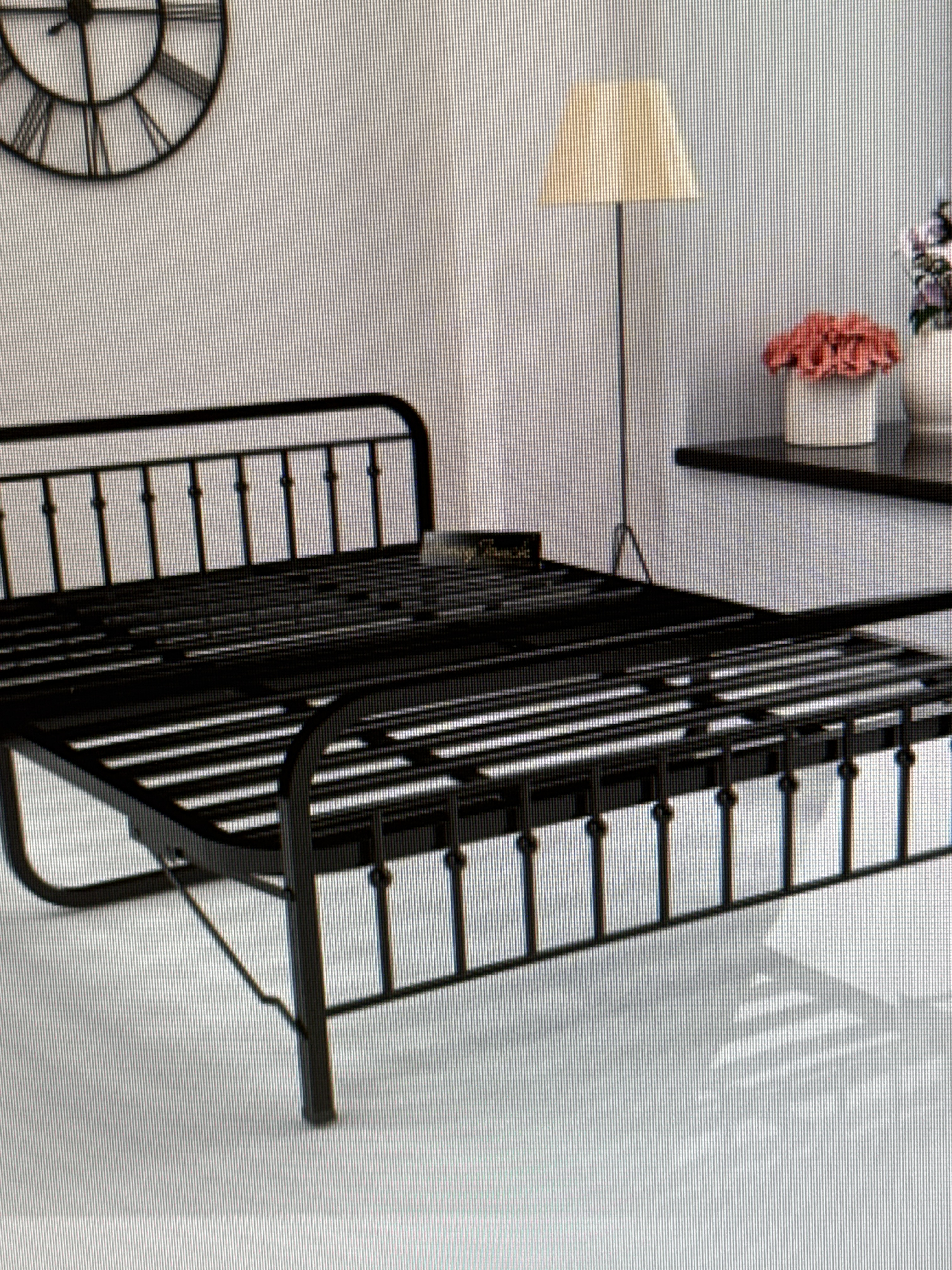 King size cot with mattress like brand new - Image 1