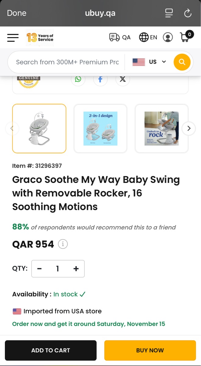 Graco “Soothe My Way” 2-in-1 Swing & Rocker - Image 2