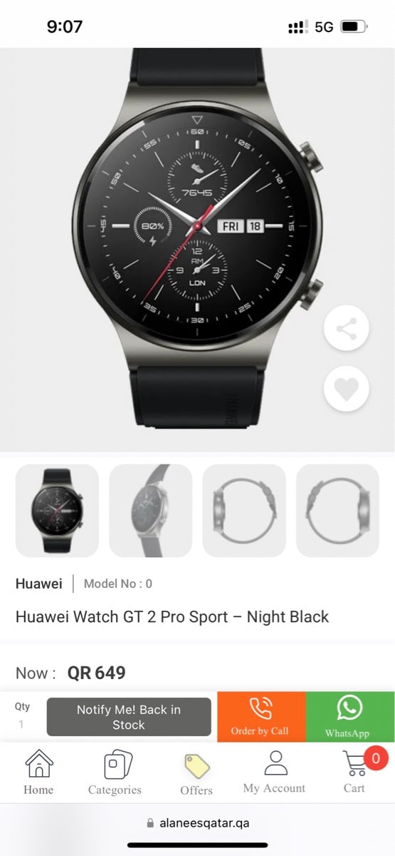 Huawai G2 Pro watch - Image 1