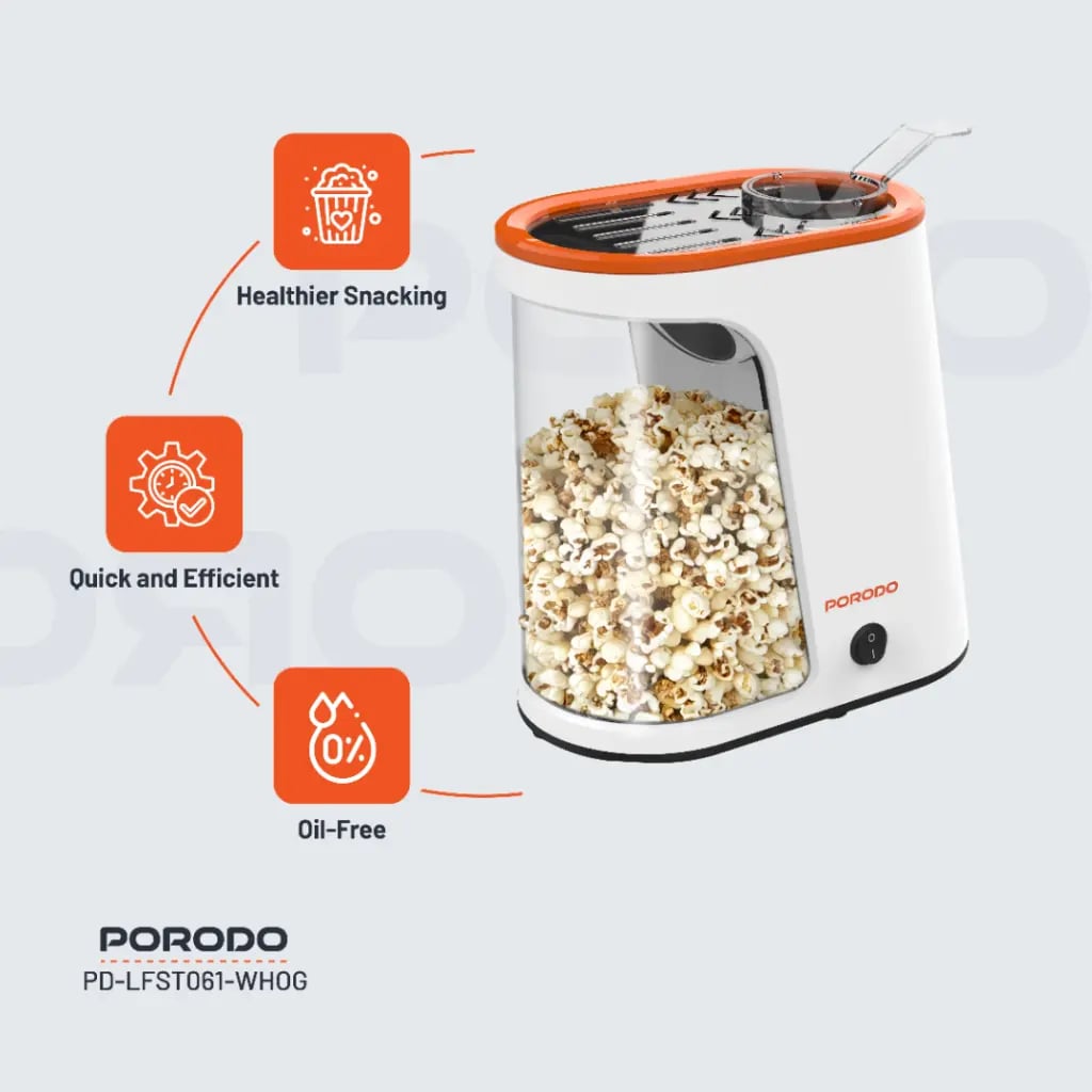 PORODO  AIR-POPPED POPCORN MAKER  - Image 3