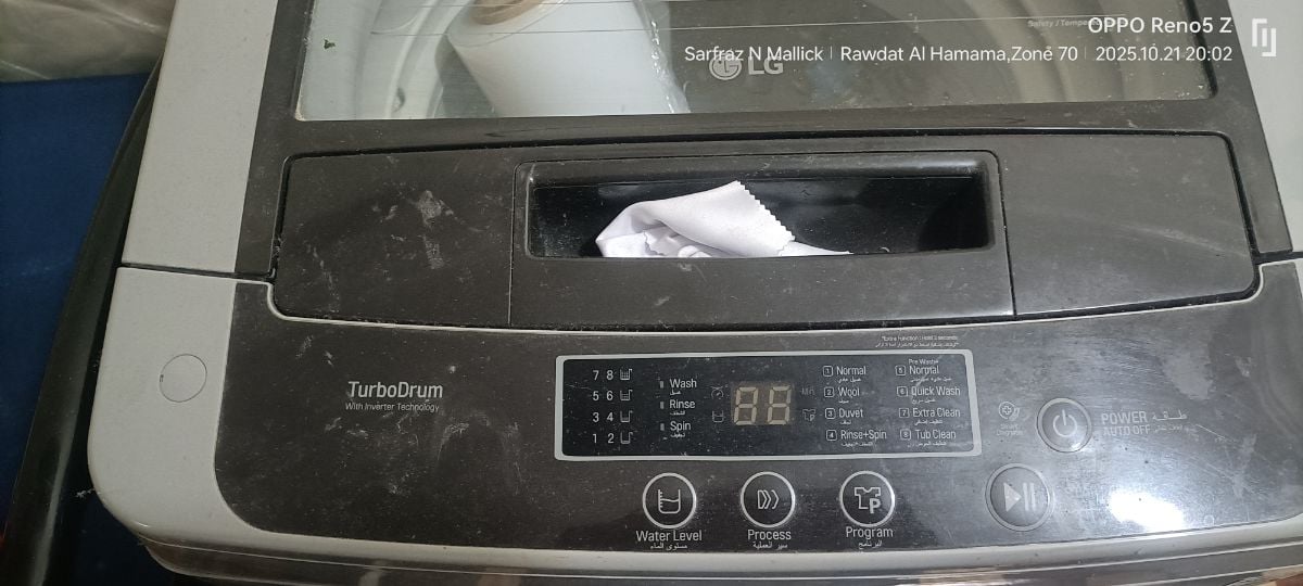 LG 9 KG top load washing machine for sale - Image 2