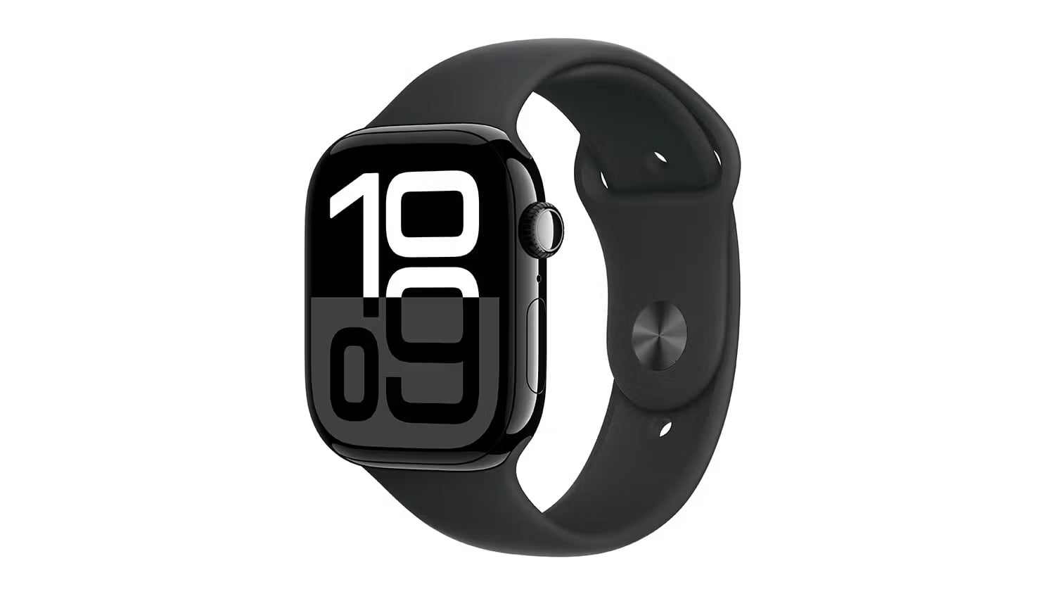 Apple Watch Series 10 (46mm, GPS) – Black Strap + Charging Cable - Image 1