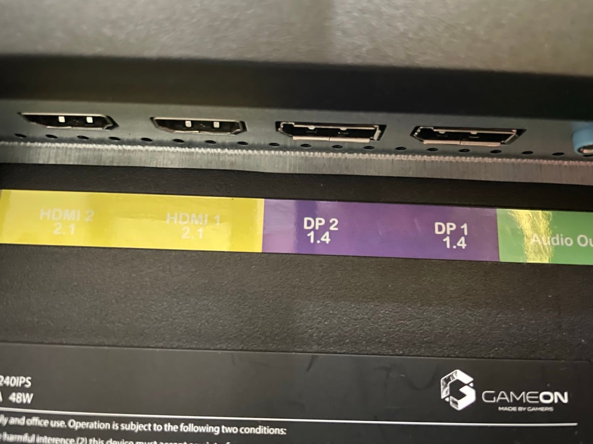 Gameon 27” 2k 240hz IPS Gaming Monitor - Image 6