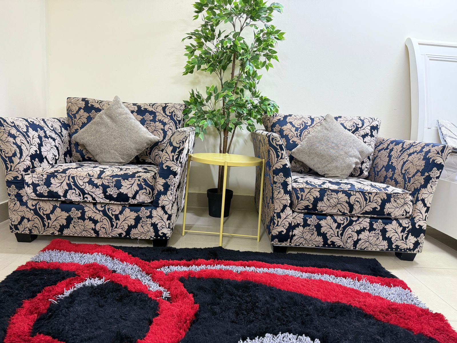For sale Home center 2 single sofa York fabric accent. - Image 8
