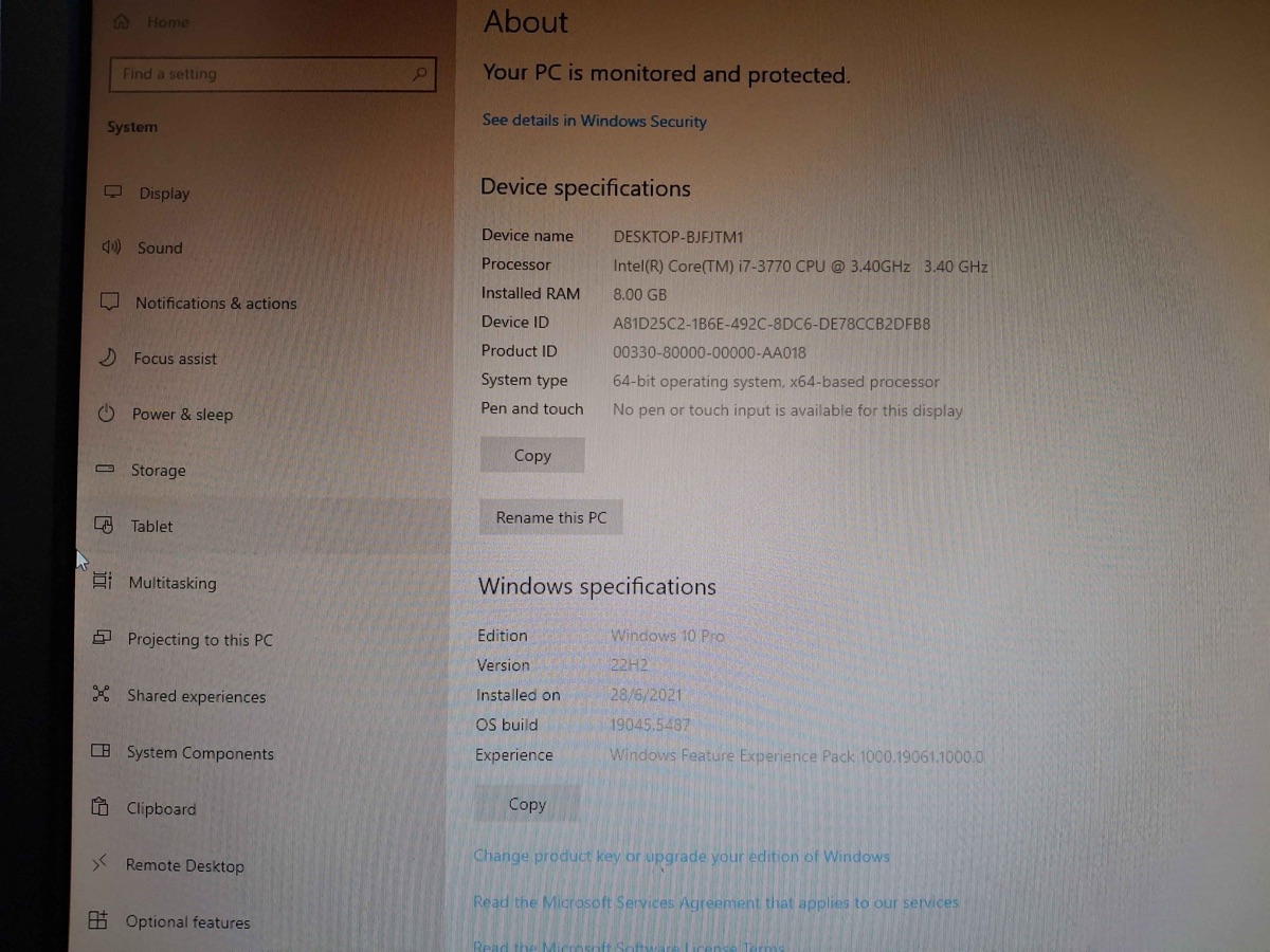 HP DESKTOP COMPAQ ELITE 8300 SFF - Image 10