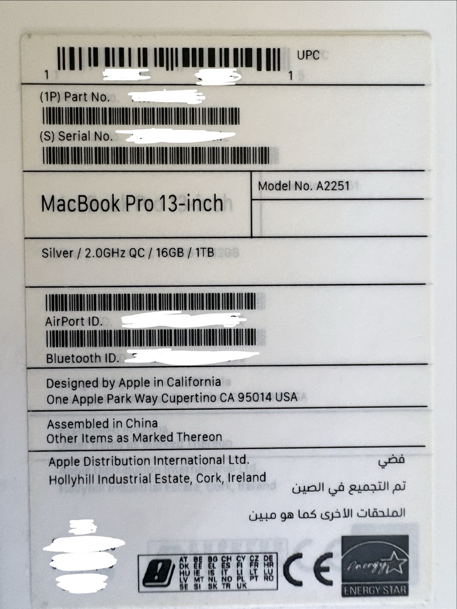 PERFECT! 13-inch MacBook Pro (2020), 1TB, i5, 16GB, 188 battery cycles - Image 6