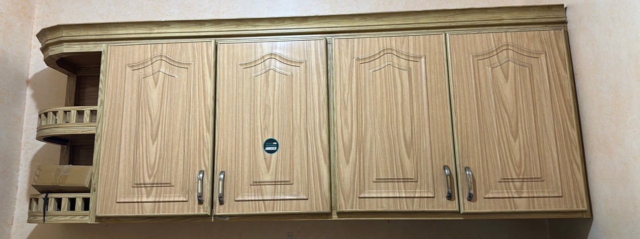 2 cupboards , 1 mini storage rack , dressing table in good condition for sale   - Image 2