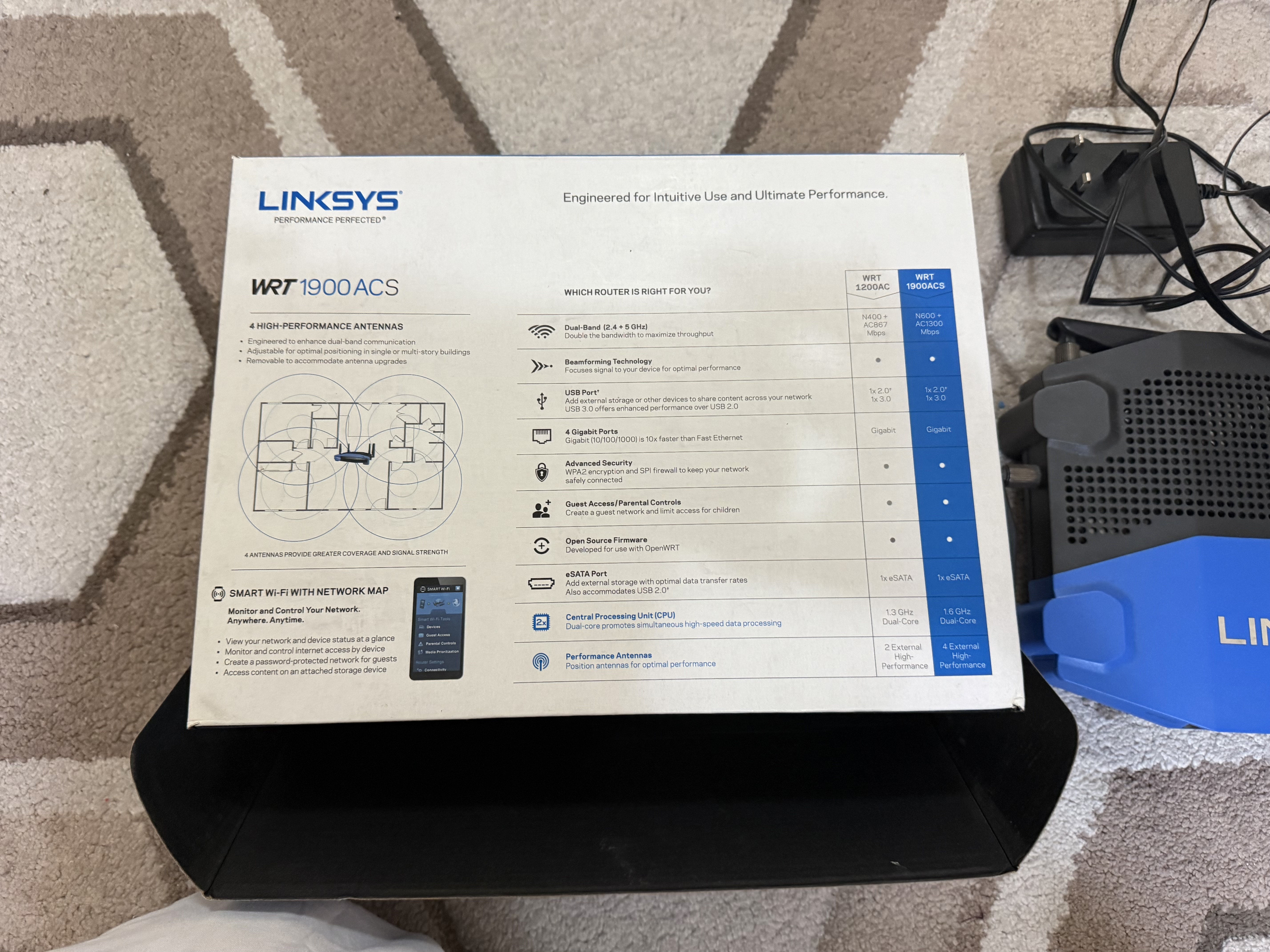 Used Linksys Router WRT1900 ACS - Image 3