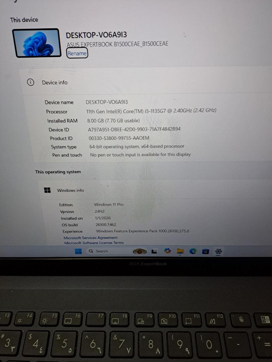 Asus Experbook  i5 11th generation. - Image 4