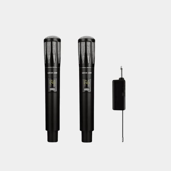 Green Lion Wireless Dual Mic Cordless Microphone - Image 2