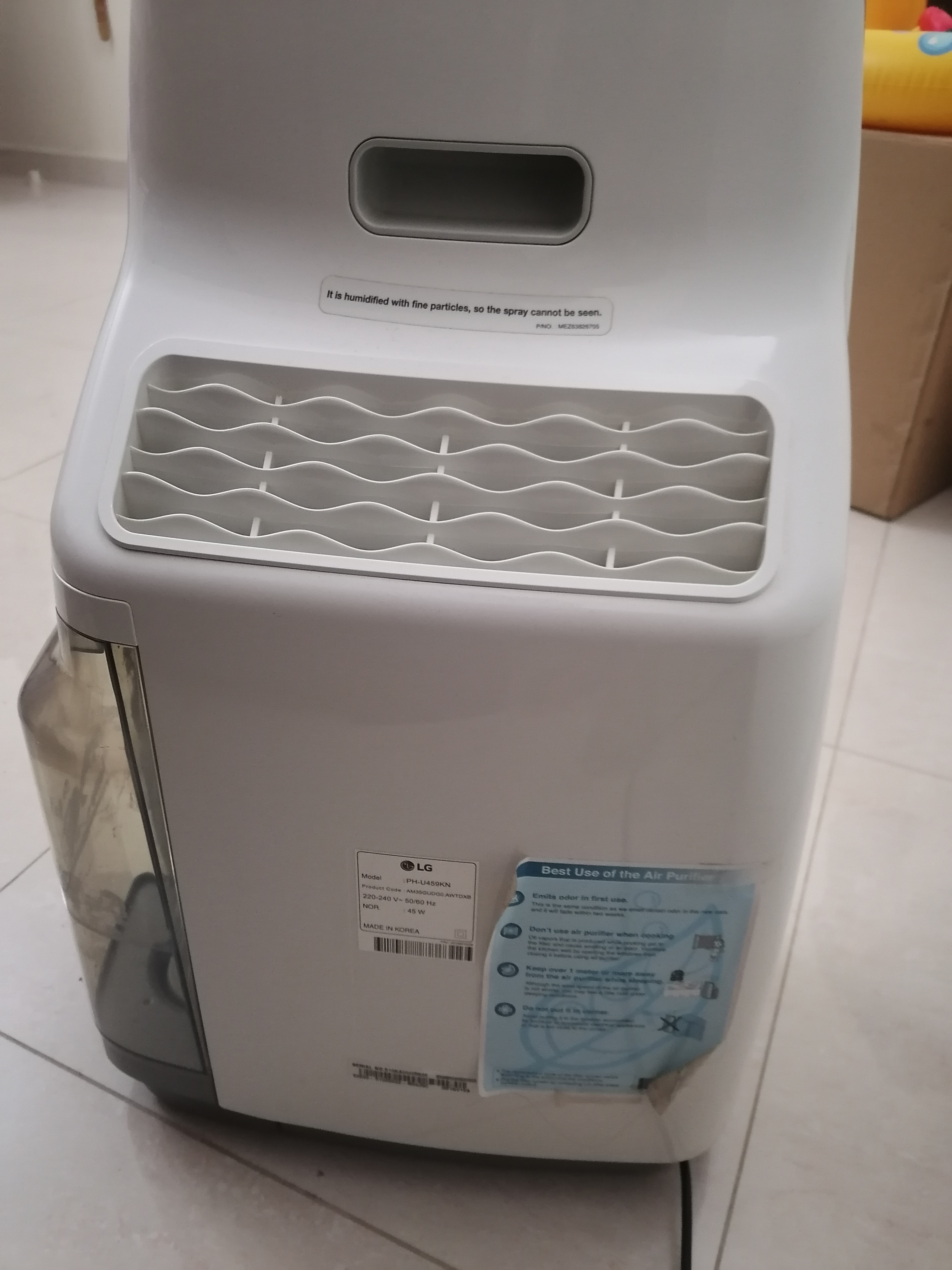 LG Air Purifier with Humidifier - Image 3