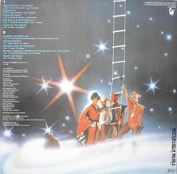 Boney M. ‎– Nightflight To Venus. LP Vinyl Record - Image 2